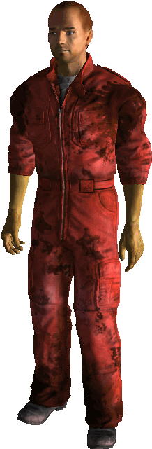 Handyman Jumpsuit - Fallout Red Racer Jumpsuit (267x664), Png Download