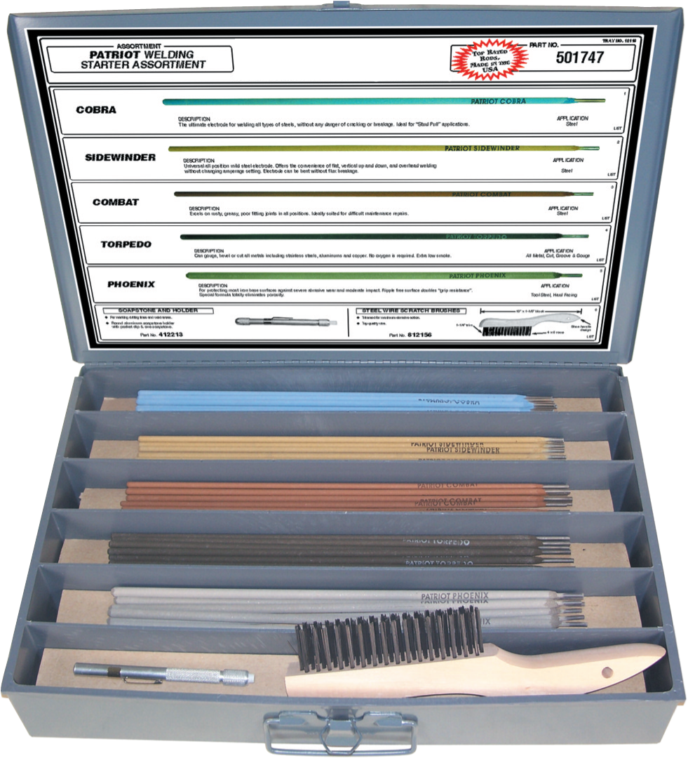 Handyman Patriot Welding And Brazing Rods - Brush (981x1080), Png Download