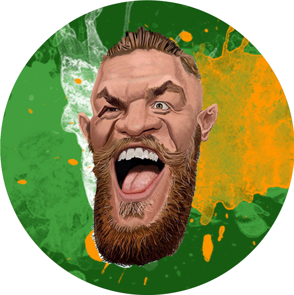 Connor Mc Gregor Knock Out Burger - Conor Mcgregor (1030x1065), Png Download