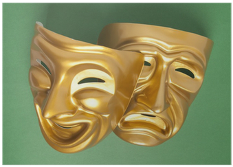 Comediante Or Tragediante? Laugh Or Cry? (400x400), Png Download