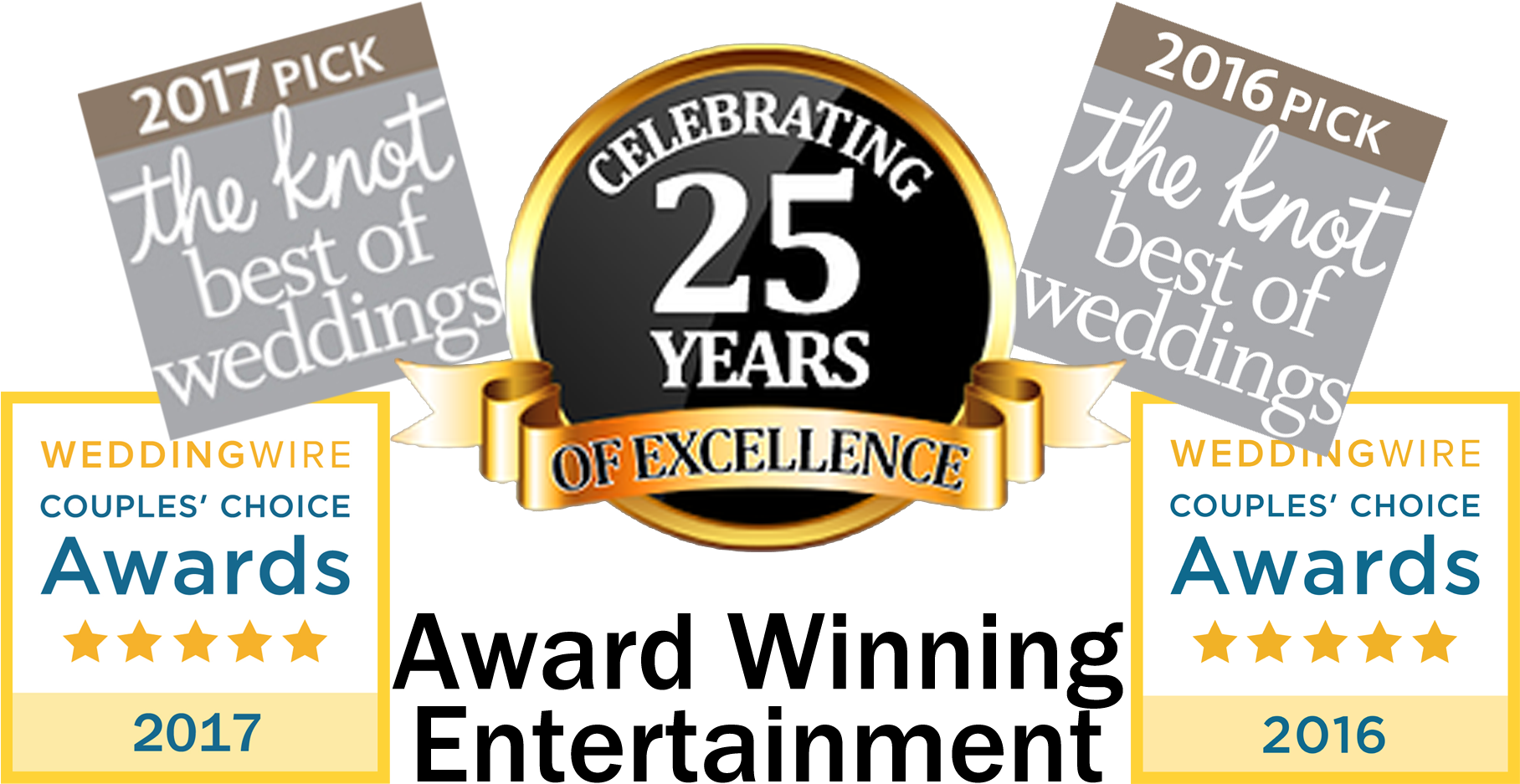 Celebrating Over 20 Years In Event Productions With - Knot Best Of Weddings 2010 (2100x1200), Png Download