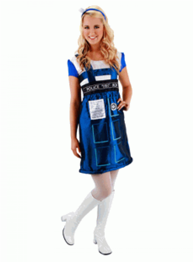 Doctor Who Tardis Dress At Scifi Collector, Scifi Toys, - Doctor Who Tardis Costume (900x900), Png Download