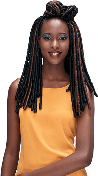 African Hair Crochet Bra - Lace Wig (620x600), Png Download