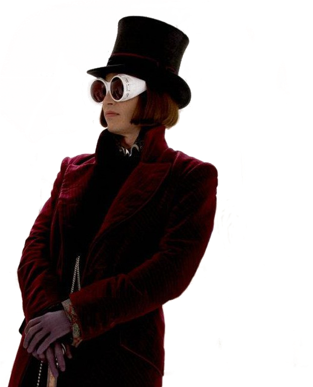 Willy Wonka - Charlie And The Chocolate Factory (650x771), Png Download