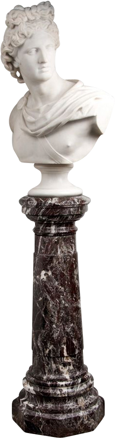 Rainer Maria Rilke's Bust Of Apollo - Carving (898x898), Png Download