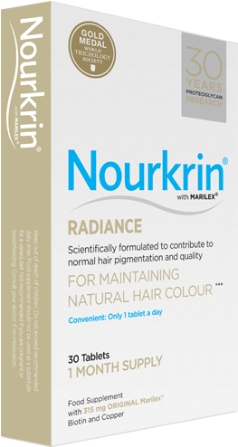 Prevent Grey Hair - Nourkrin Woman (400x500), Png Download