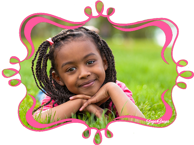Little Girls Love To Feel Beautiful, Cute, And Pretty - Neon Magic Personalized Photo Cards (675x530), Png Download