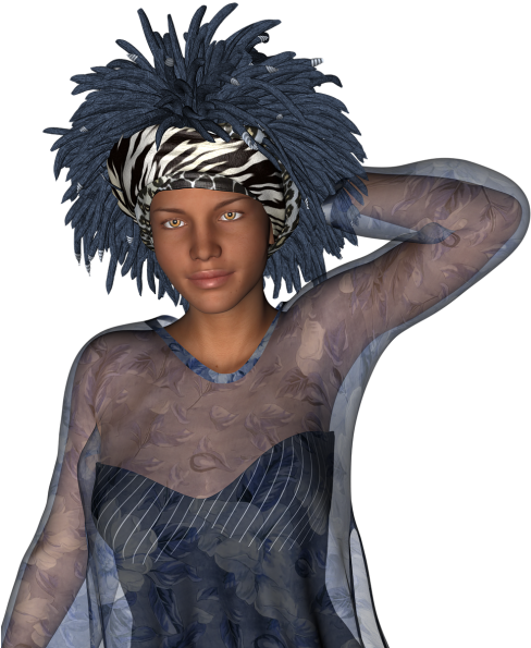 Hairstyle (500x647), Png Download