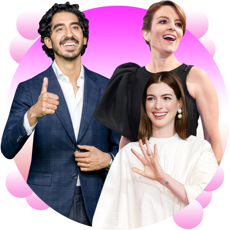 Dev Patel, Tina Fey, Anne Hathaway - Tina Fey (768x768), Png Download