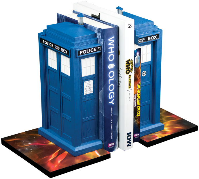 Tardis Bookend Set D - Ikon Collectables Doctor Who - Tardis Bookends (set (700x626), Png Download