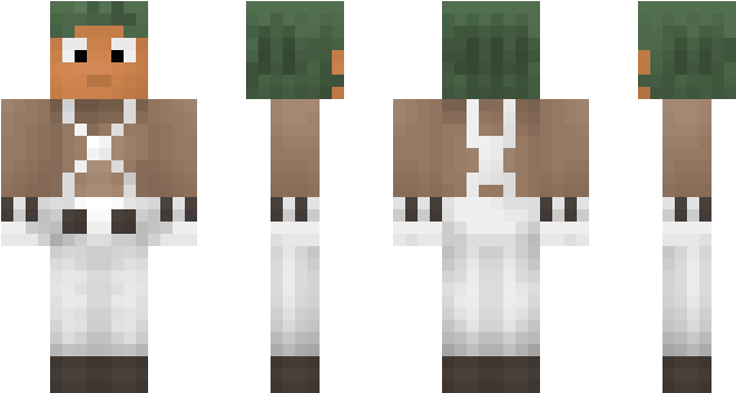 Oompa Loompa - Xenoblade Minecraft Skin (750x442), Png Download