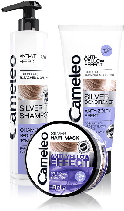 Blond Hair - Cameleo Silver Shampoo (800x800), Png Download