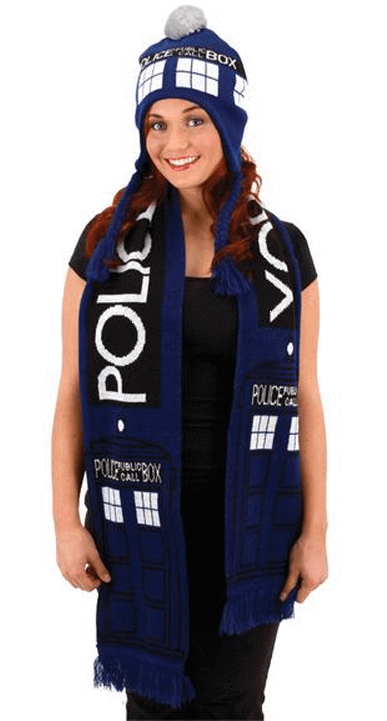Morris Doctor Who Tardis Scarf - Doctor Who - Tardis Scarf (576x720), Png Download