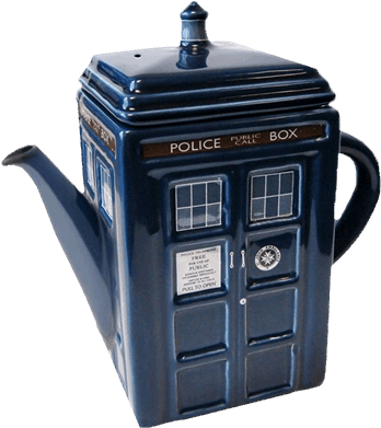 Doctor Who - Tardis Tea Pot (600x600), Png Download