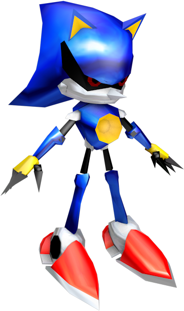 Download Zip Archive - Sonic Adventure Metal Sonic Model (750x650), Png Download