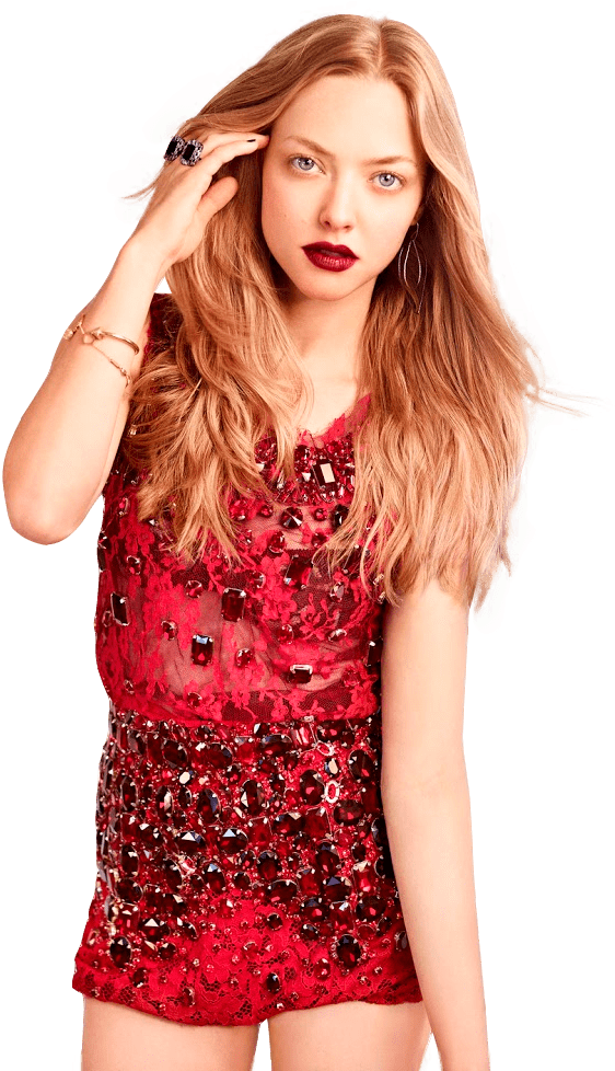 Amanda Seyfried Red Dress - Amanda Seyfried Png (749x1000), Png Download
