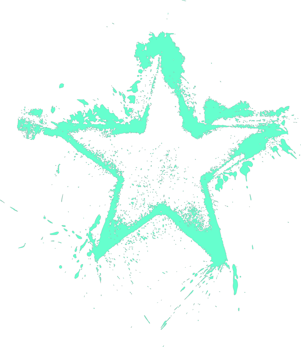 Ftestickers Star Grunge Paint Drops Splash Stamp Art - Art (1024x1179), Png Download