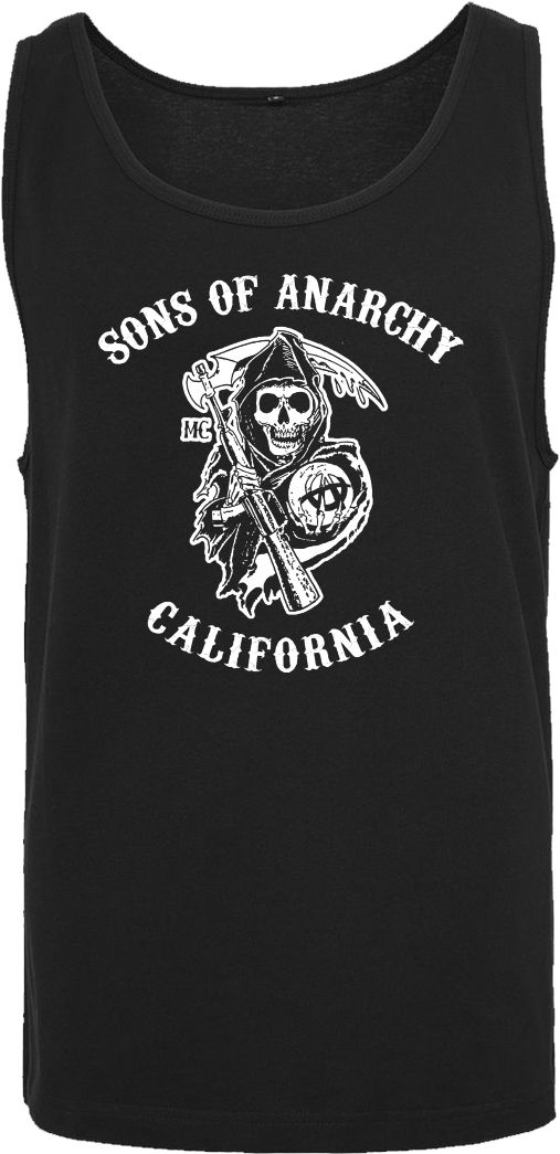 3dsupply Original Sons Of Anarchy T-shirt Tanktop Men - Printed Picks Company Sons Of Anarchy Redwood Guitar (1044x1044), Png Download