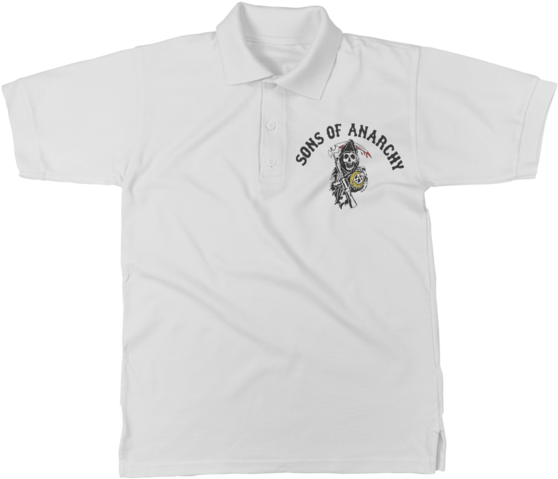 Sons Of Anarchy 1 ﻿classic Adult Polo Shirt - Polo Sons Of Anarchy (580x580), Png Download