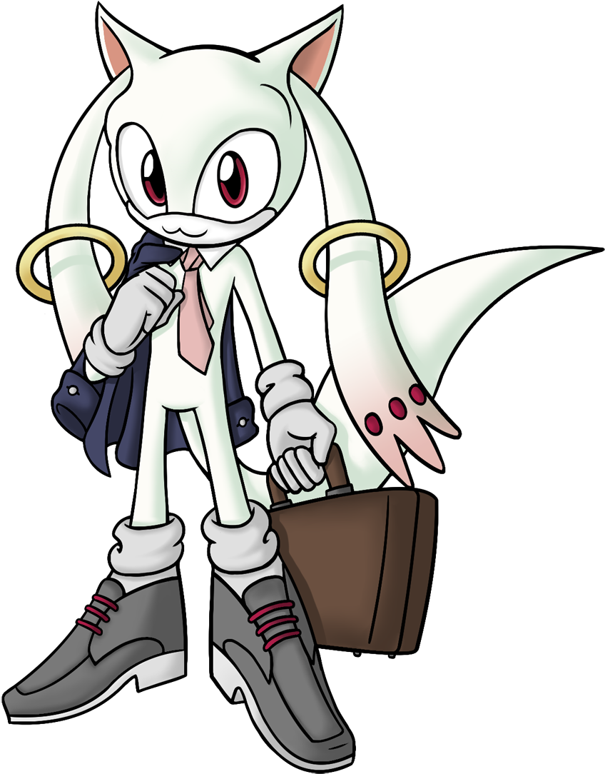 Sonic Style Kyubey By Vosmy - Cartoon (985x1184), Png Download