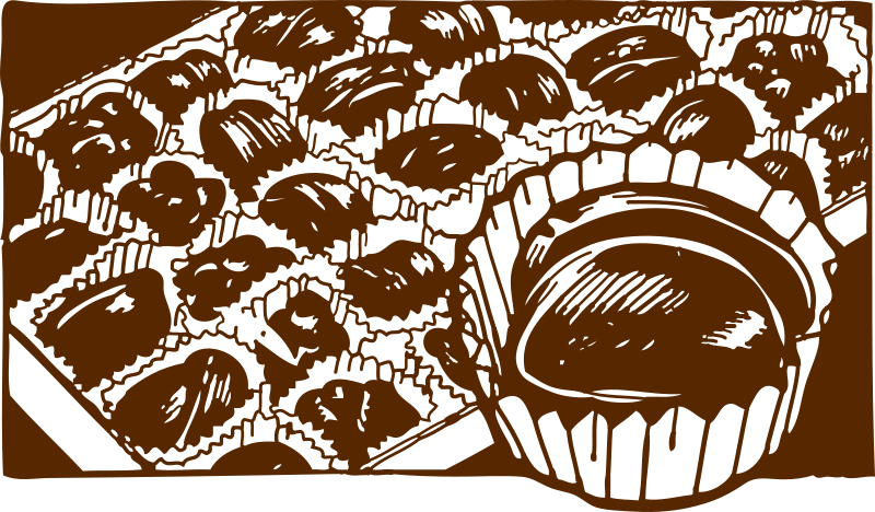 Free Vector Chocolates Clip Art - New Patients Are Like A Box Of Chocolates You Never (600x351), Png Download