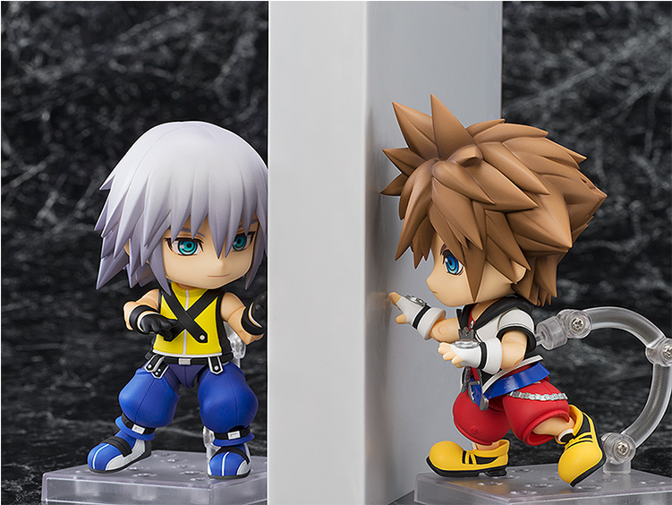 Kingdom Hearts Riku Nendoroid Figure - Kingdom Hearts Com Riku (750x750), Png Download