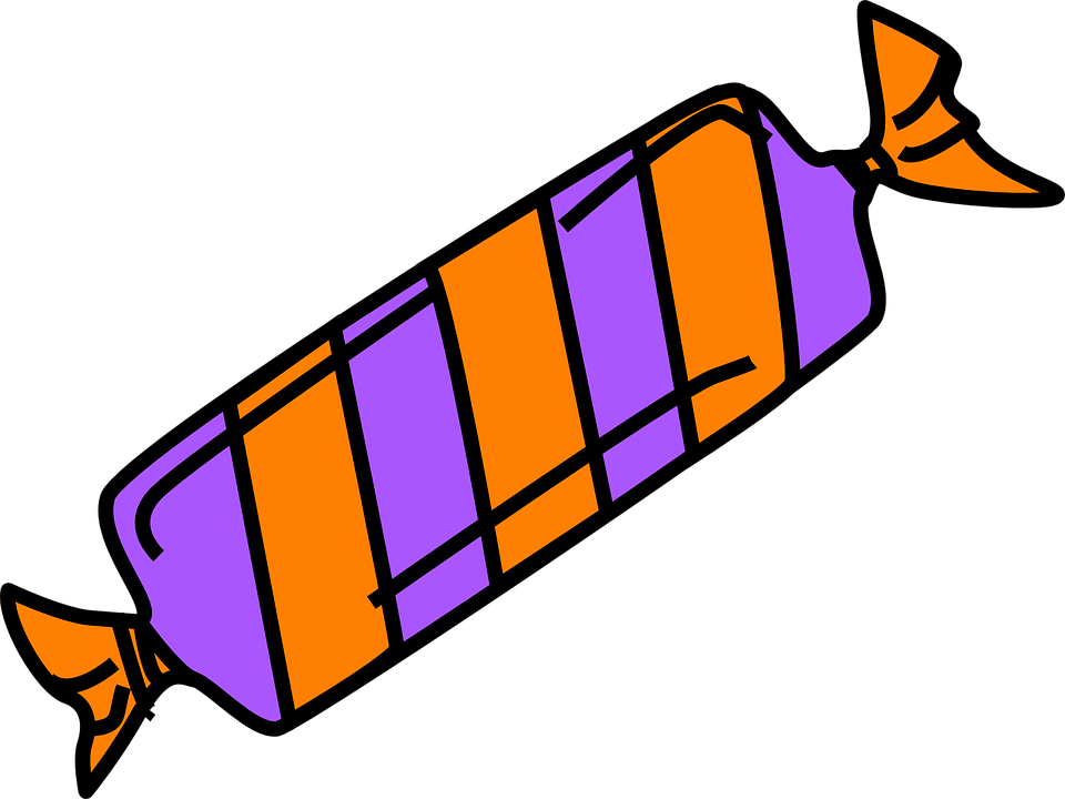 Candy Bar Clipart Chocolate - Candy Clip Art (960x720), Png Download