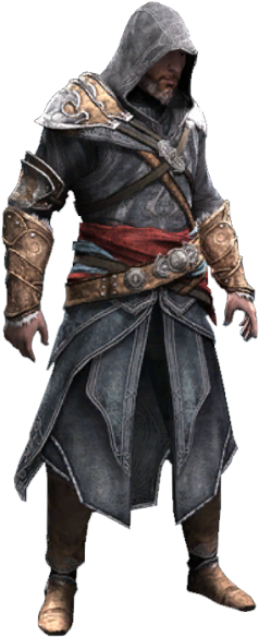Ezio Auditore Da Firenze - Assassin's Creed Ezio Revelations (322x640), Png Download