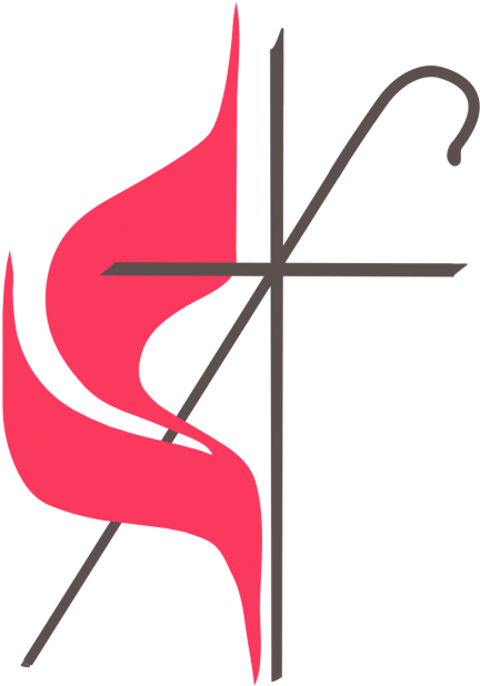 Free Download Cross And Flame Clipart United Methodist (910x1200), Png Download