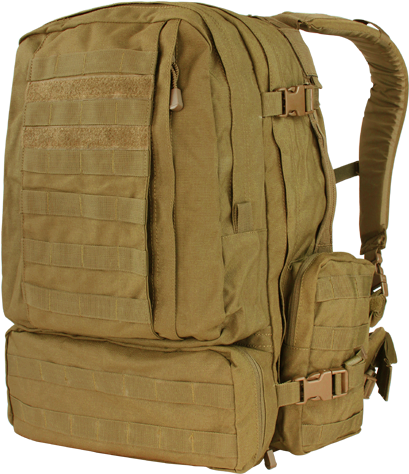 The - Condor Outdoor 3 Day Assault Pack Backpack - Coyote (500x500), Png Download