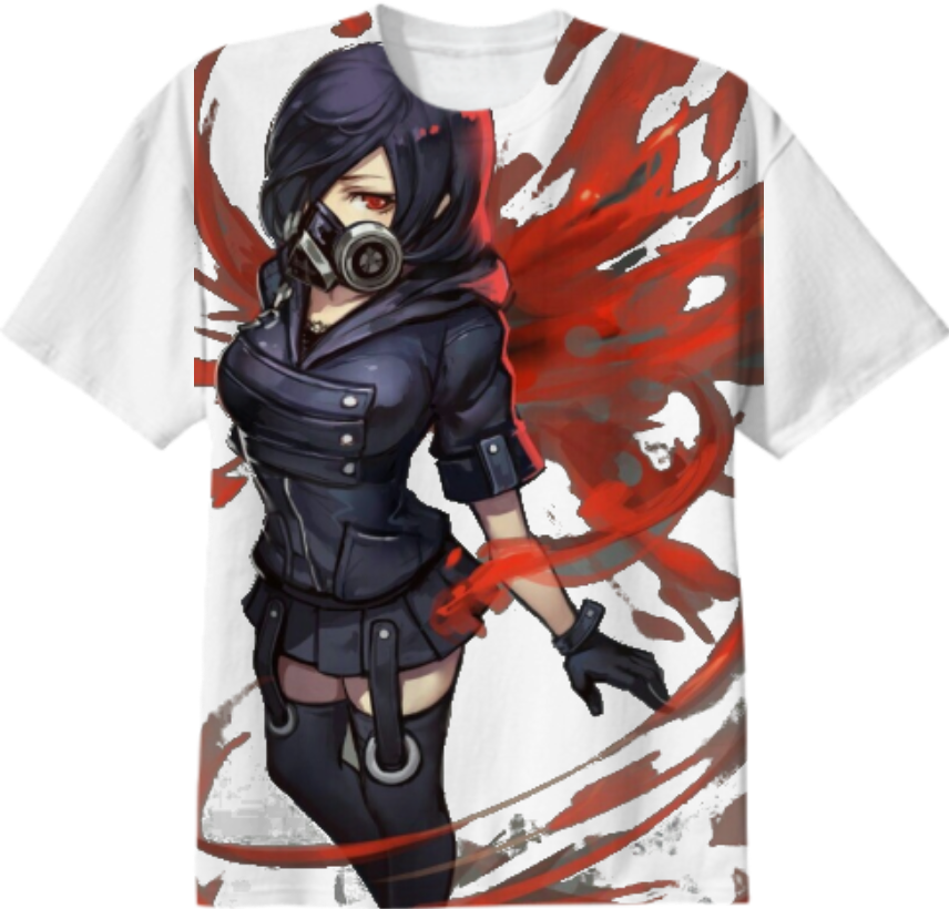 Cotton T-shirt - Touka Shirt (856x820), Png Download