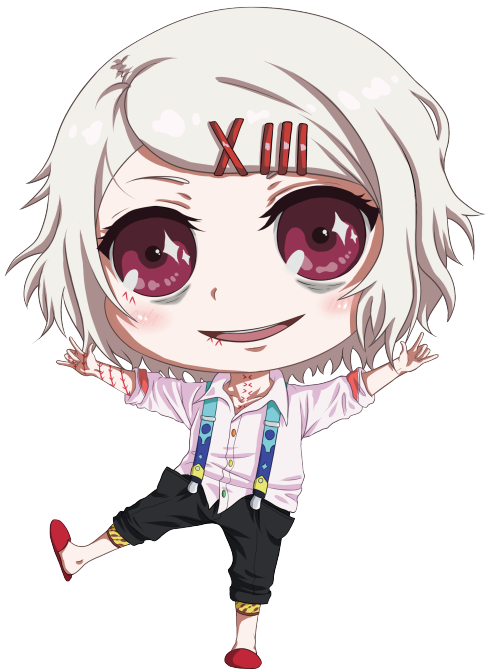 Tokyo Ghoul Touka Quotes - Tokyo Ghoul Suzuya Chibi (500x698), Png Download