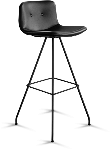 Primum Bar Stool High Black Base - Bar Stool (467x700), Png Download