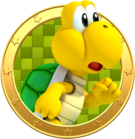 Koopa Troopa - Koopa Troopa Mario Party (500x500), Png Download