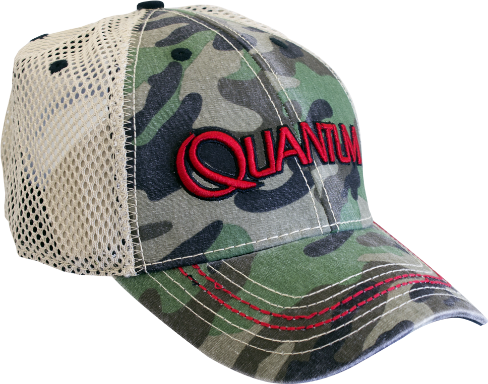 Quantum® Camo Hat Primary View - Quantum Fishing Hats (1000x1000), Png Download