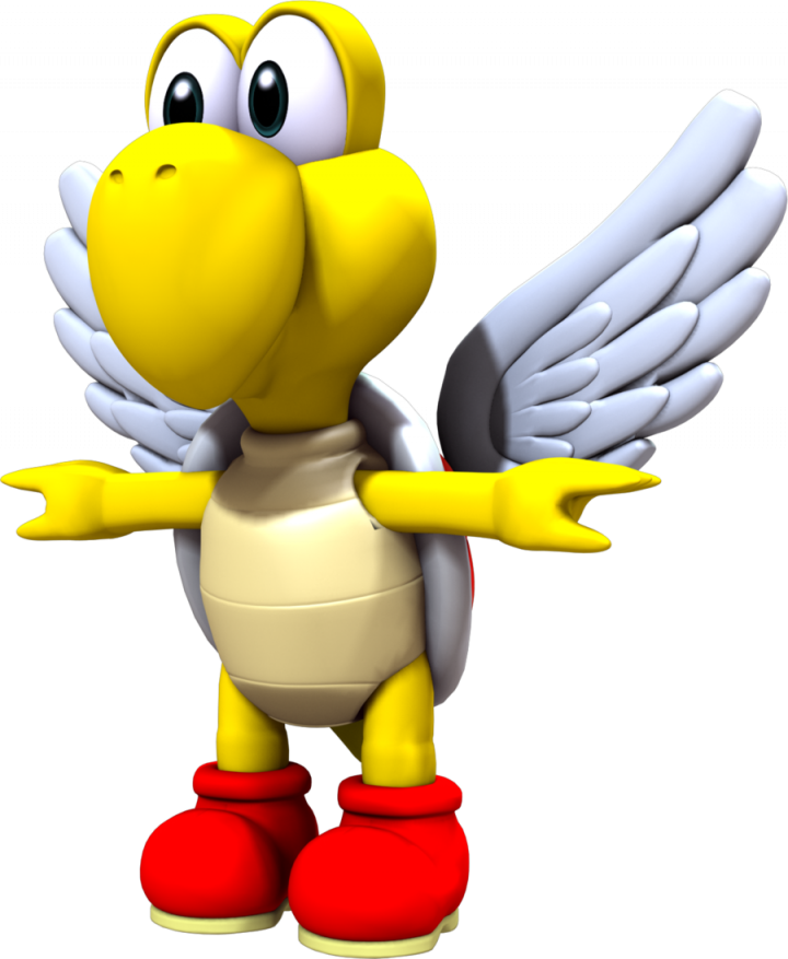 You - Koopa Para Troopa (720x877), Png Download