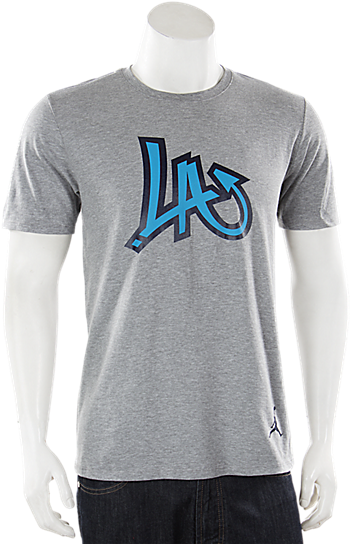 Jordan Retro 10 City T-shirt Dark Grey Heather - Air Jordan (650x650), Png Download