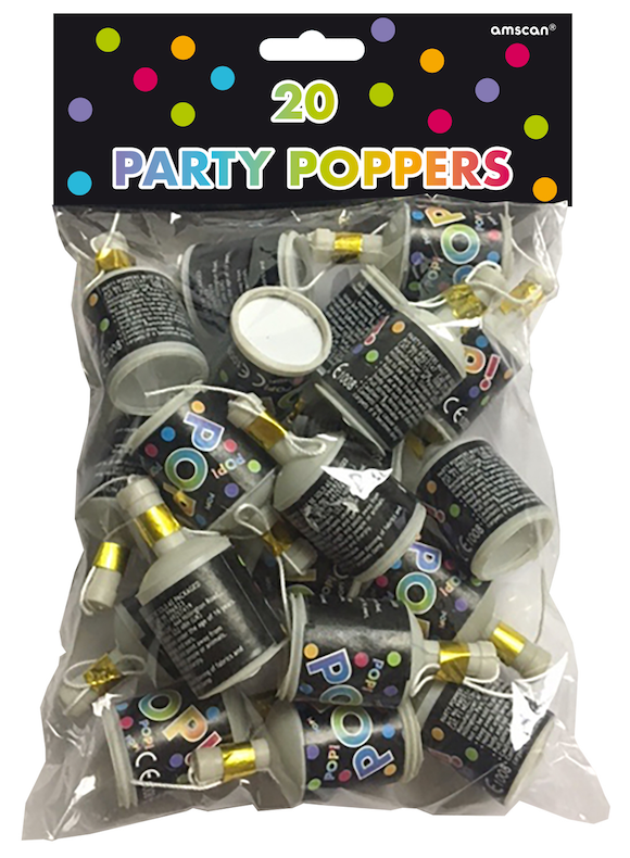 Multi Colour Party Poppers - Party Popper (800x800), Png Download