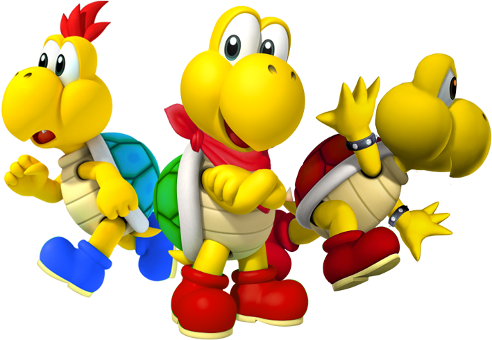 Free Super Mario Bros Movie Koopa Troopa - Koopa Troopa Super Mario (727x525), Png Download