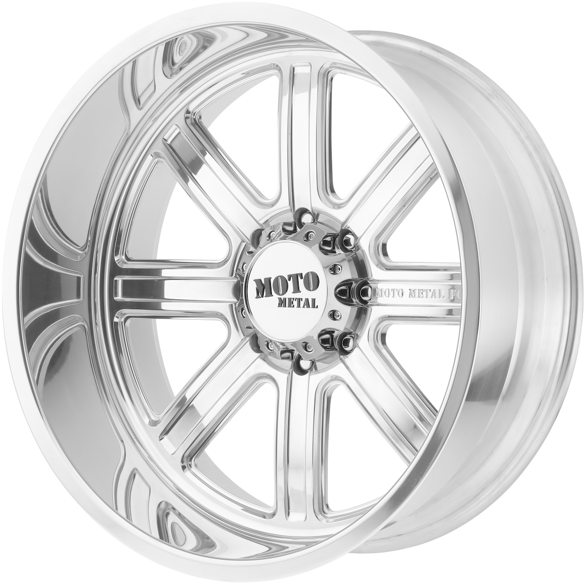Moto Metal Mo403 Wheel 8 Lug Blanks Polished - - Moto Metal 402 (1280x1280), Png Download