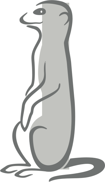 Footer-meerkat - Meerkat (337x582), Png Download