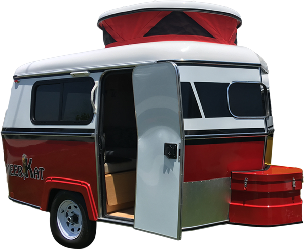 These Tiny Trailers Can Pop Up Everywhere And Their - Camper Trailer (600x493), Png Download