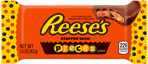 034000441433 0001 Item Front - Reeses Cups With Pieces (570x570), Png Download