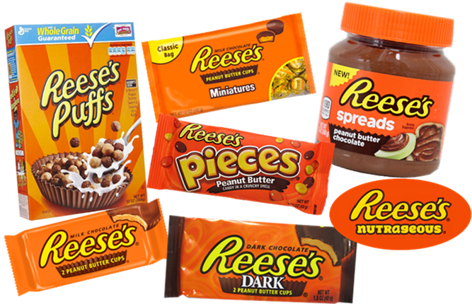 26 Apr - Reese's Peanut Butter Cups (666x454), Png Download