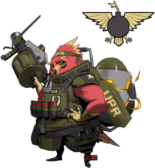 Battleborn, Gearbox - Ernest Battleborn (700x561), Png Download