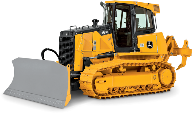 Bulldozer Png Image - Bulldozer John Deere 750 (642x462), Png Download