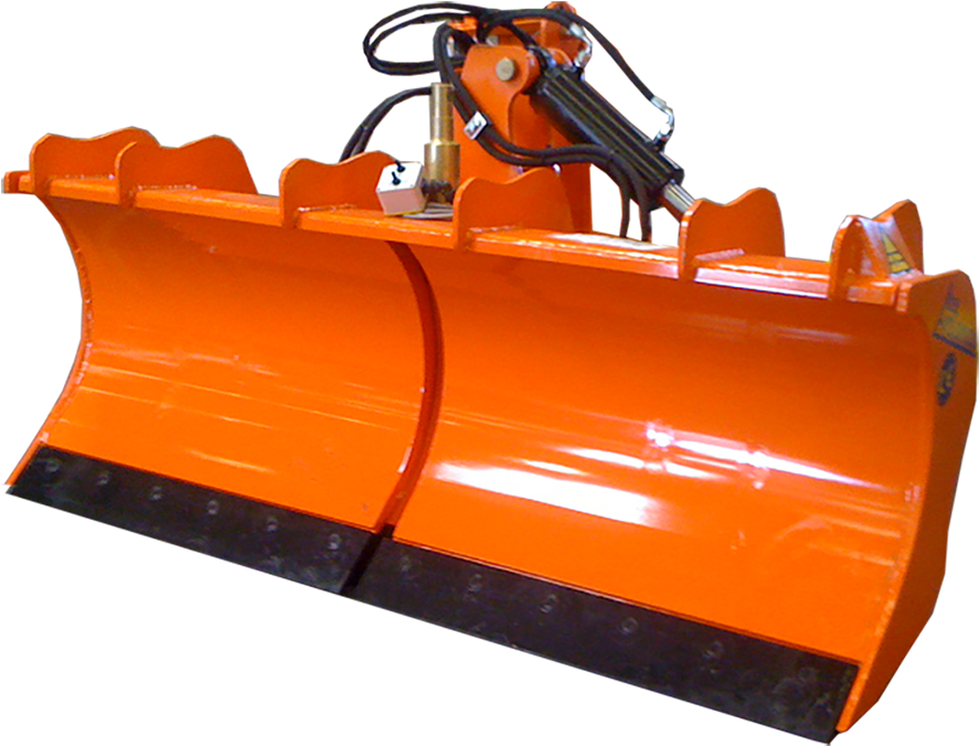 Telescopic Bulldozer Blade For Front Lift Arm - Bulldozer Delantero Para Tractor (1200x900), Png Download