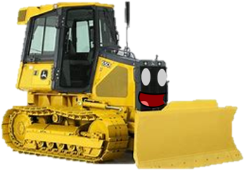 Dozer - Png - Bull Dozer Clip Art (460x346), Png Download