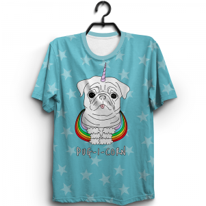 Camiseta Pugcã³rnio - Merica T Shirt Designs (455x300), Png Download
