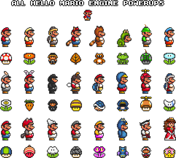 "the Number Of Stuff Packed Into The Hello Mario Engine - Knight (768x672), Png Download